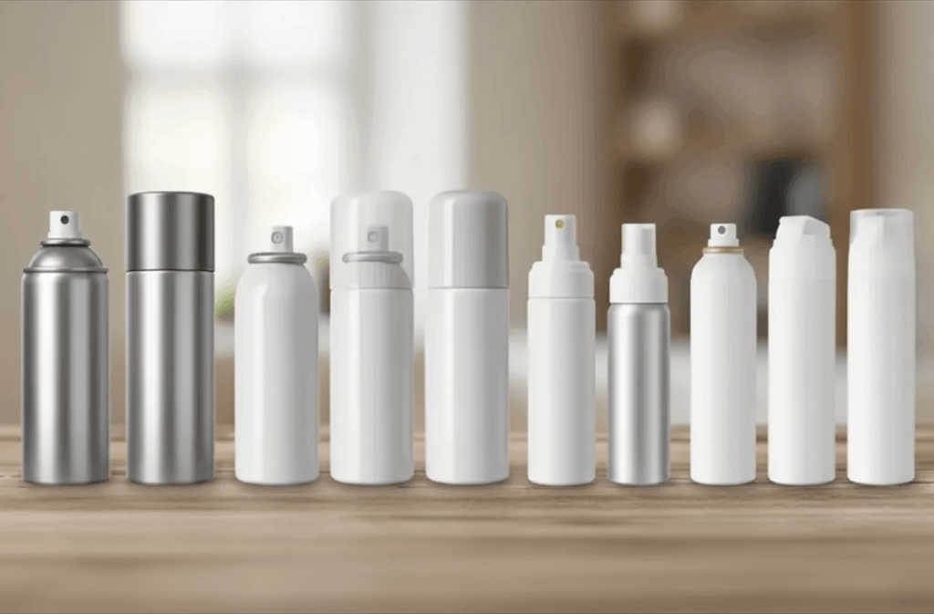 white label spray cans made from various materials