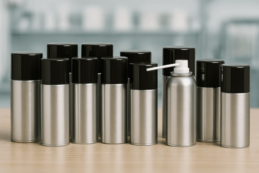 aluminium spray cans